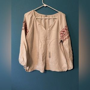 Old Navy Long Sleeved Boho Top EUC